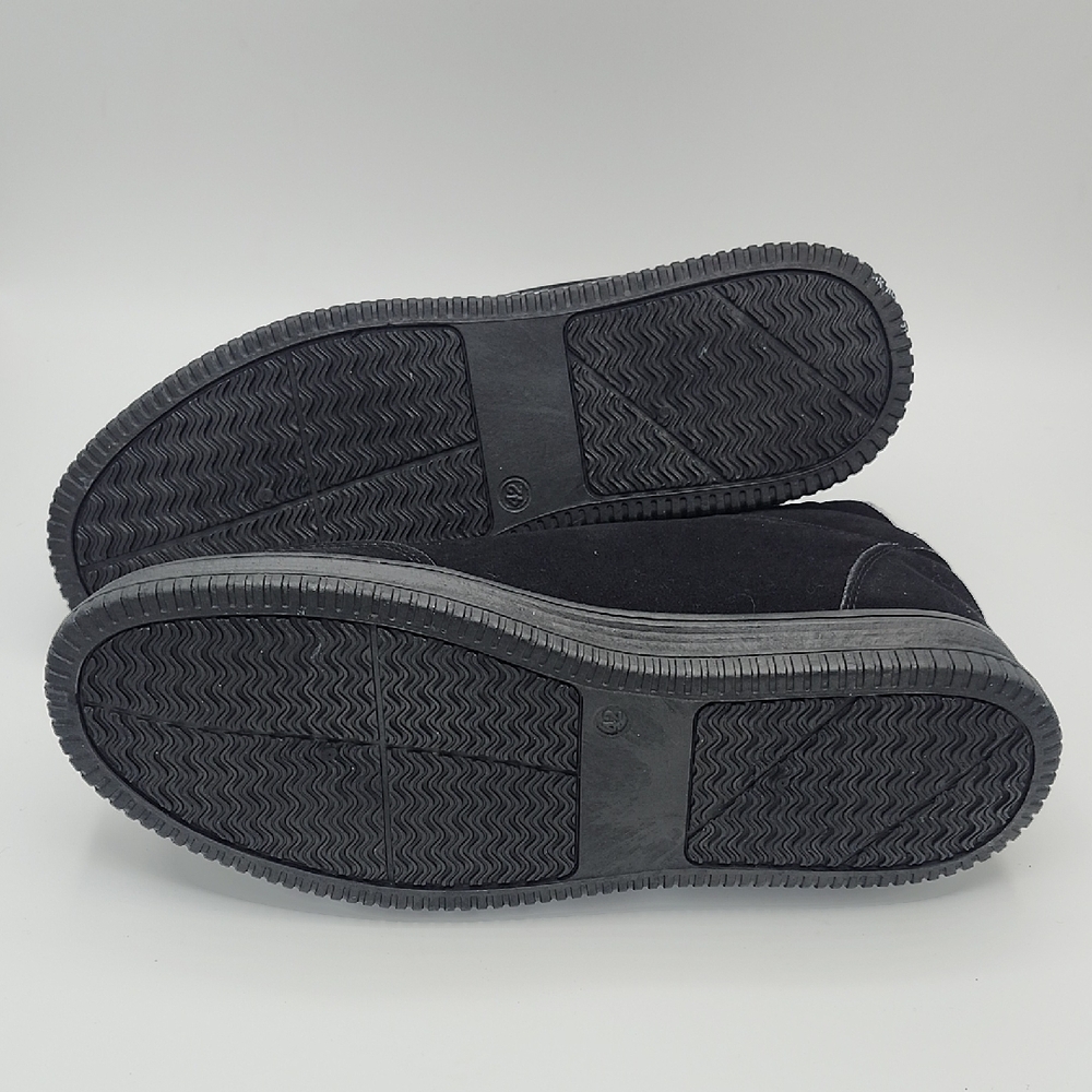 Women's Black High-Top Sneakers - Picture 4 of 6